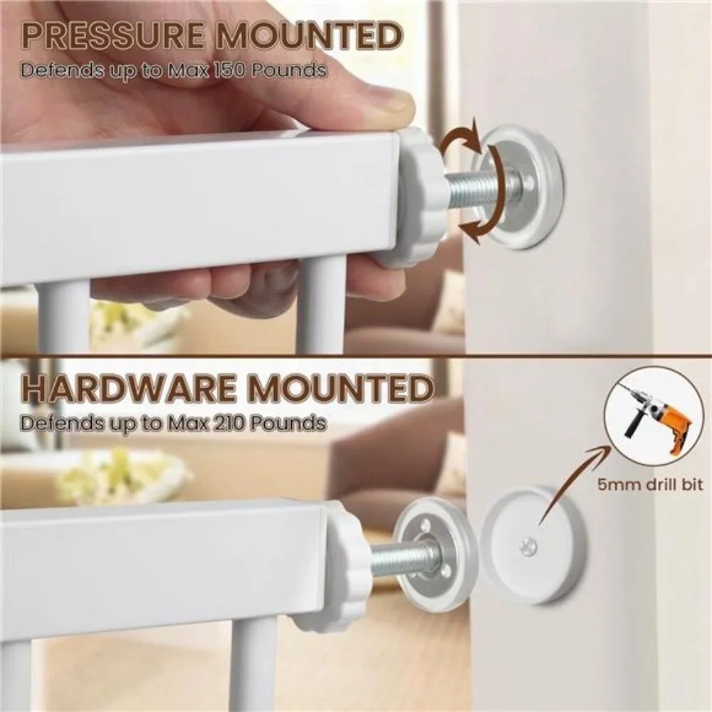 Baby Gate for Stairs, 29.6